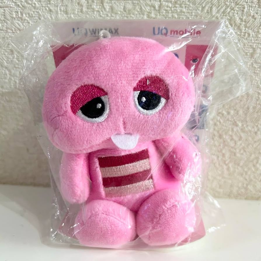 Amazon.co.jp: UQモバイルピンクガチャピンストラップ付き